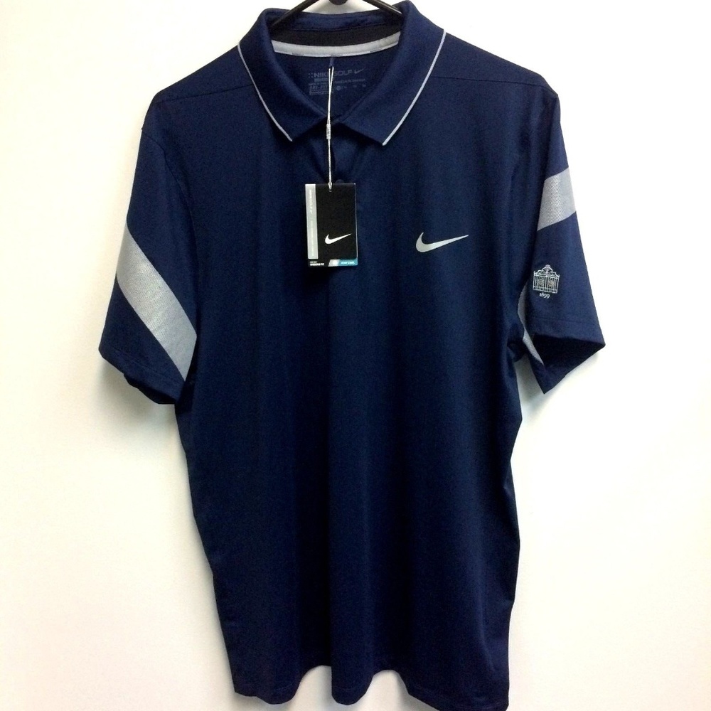 NWT Nike Dri-Fit Navy Blue Polo XL